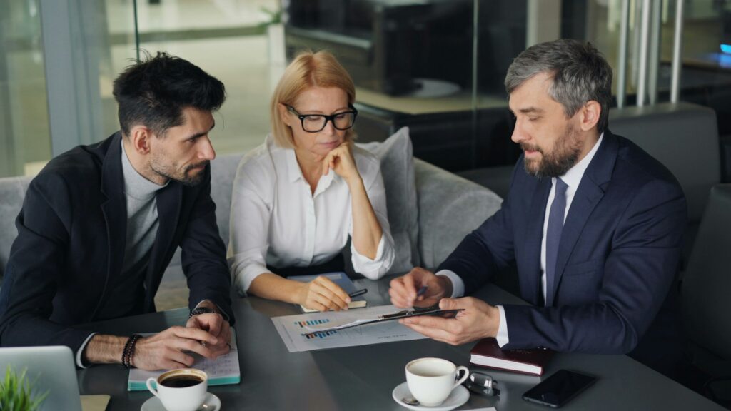 Finance and operations leaders meeting