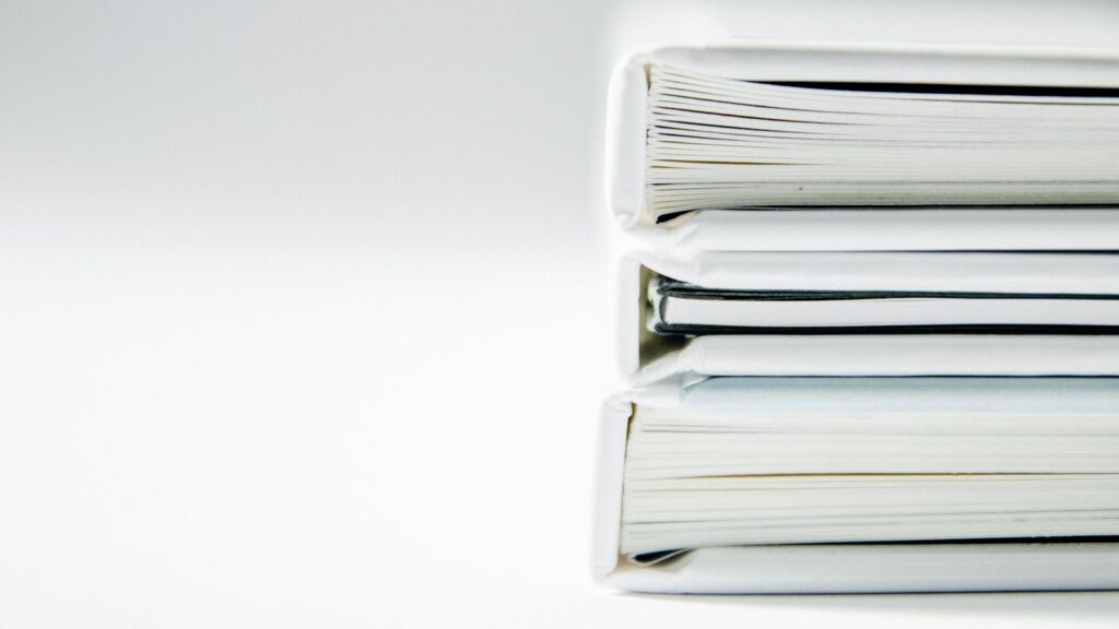 Stack of folders