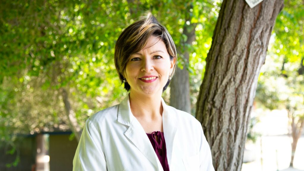 Doctor standing outdoors